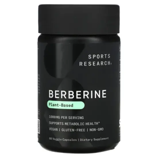 Sports Research Berberine, 60 Veggie Capsules (500 mg per Capsule) image {4}