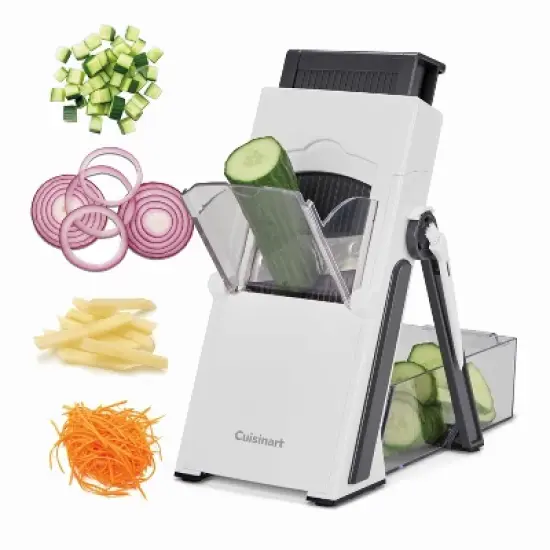 Cuisinart Precision Slice Upright Mandoline: Safe Mandolin Slicer, Nonslip Base, Dishwasher-Safe, Freestanding Design image {1}