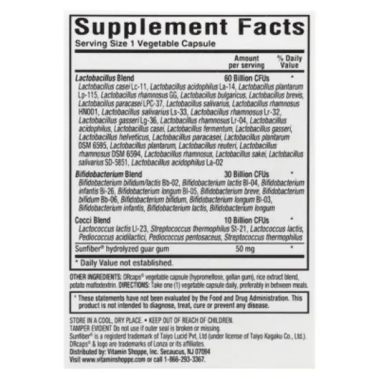 ProBioCare Women's Probiotics With Prebiotic, 100 Billion, 30 Vegetable Capsules image {1}