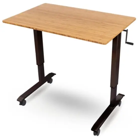 Stand Up Desk Store Crank Adjustable Height Rolling Standing Desk image {1}