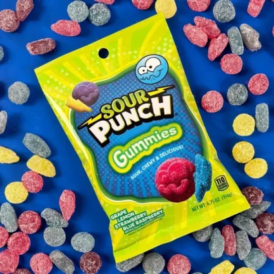 Sour Punch Gummy Candy - 6.75oz image {5}