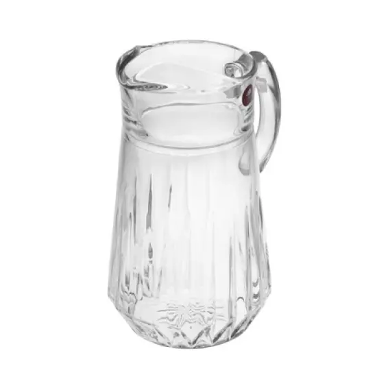 Slickblue Stylish 75 oz Cristalline Glass Pitcher &ndash; Sharp Diamond Cut, Lead-Free, Ideal for Serving Cold & Hot Beverages image {7}
