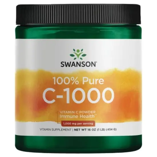 Swanson Vitamin C Powder - 100% Pure 1,000 mg 16 oz Pwdr image {5}