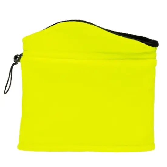 MUK LUKS Quietwear Unisex High Vis Fleece Neck Gaiter, High Vis Green, One Size Fits Most image {3}