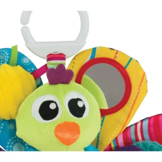 Lamaze Clip & Go Jacques the Peacock Sensory Development Baby Toy image {1}