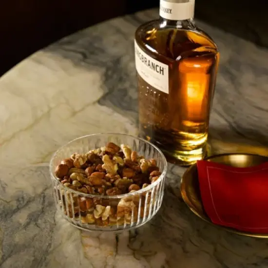 Bormioli Rocco Exclusiva Glass Bowl Set of 3 &ndash; 7", 6", 4.75" Stackable Serving Bowls &ndash; Decorative 3-Size - Dishwasher Safe, Light-Reflective image {2}