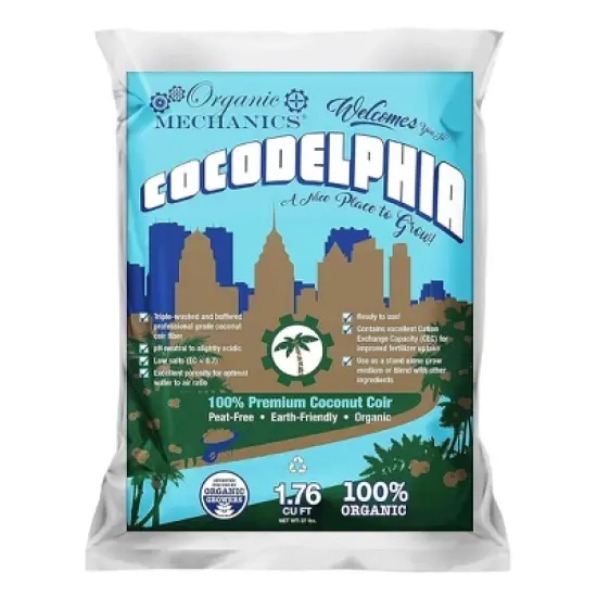 Organic Mechanics Premium Coconut Coir Cocodelphia Potting Soil, 1.76 cu ft image {5}