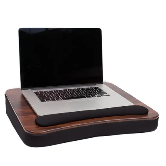 Sofia + Sam All Purpose Lap Desk (Wood top) with Memory Foam image {1}