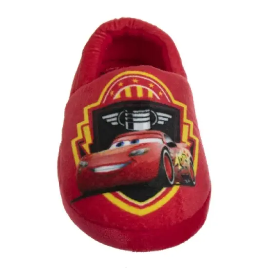 Disney Pixar Lightning McQueen Cars Dual Sizes Boys Slippers. (Toddler/Little Kids) image {4}