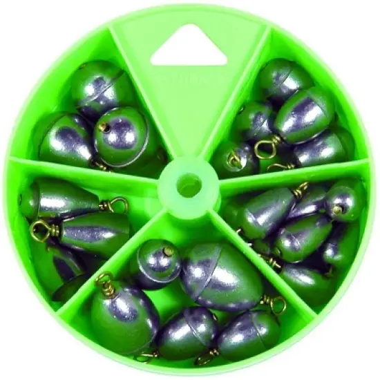 Eagle Claw Steel Bass Casting Sinkers Dial Pack image {1}