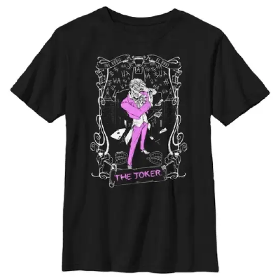 Boy's Batman Joker Tarot T-Shirt image {4}