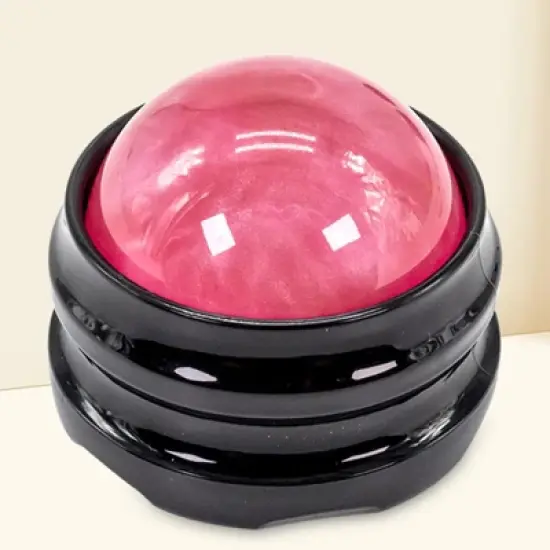 Evo Bytes Massage Roller Ball - Handheld Manual Body Massager -Pink image {6}