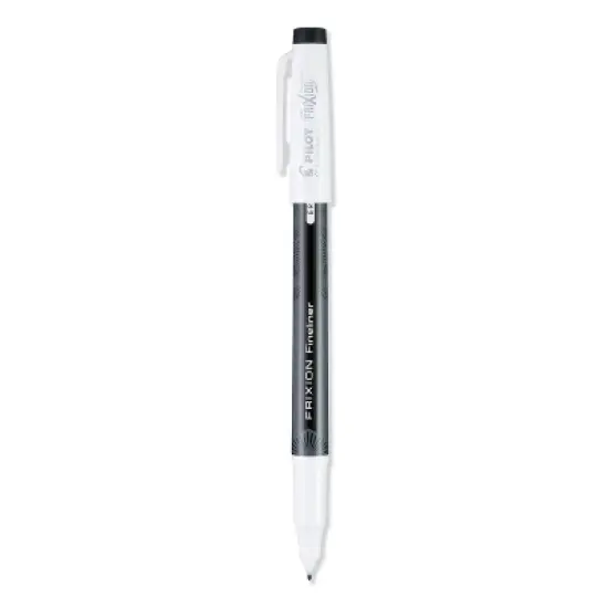 Pilot FriXion Erasable Stick Marker Pen 0.6 mm Black Ink/Barrel Dozen 11485 image {1}