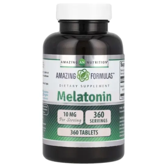Amazing Nutrition Melatonin, 10 mg, 360 Tablets image {4}