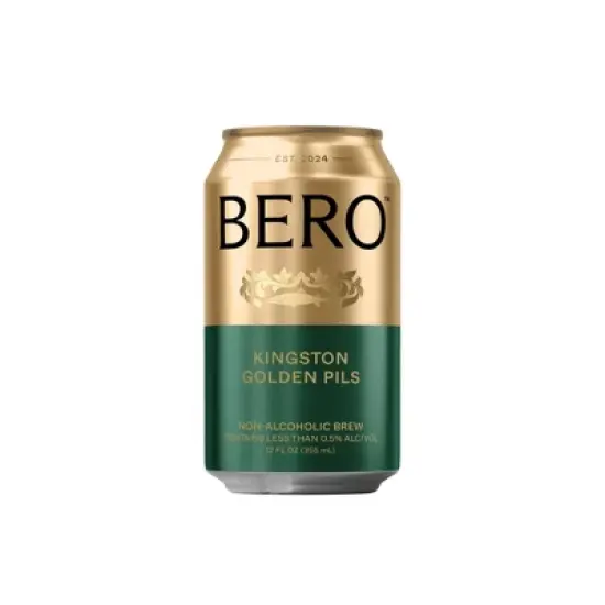 BERO Brewing Kingston Golden Pils Non-Alcoholic Beer - 6pk/12 fl oz Cans image {2}