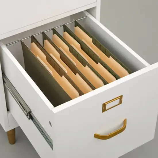 Dixie 2 Drawer Cabinet Green - Buylateral image {2}