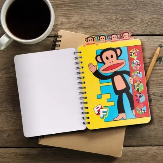 Inkology, LLC Paul Frank 4-Tab Spiral Notebook With 160 Dotted Sheets | 6 x 9 Inches image {7}