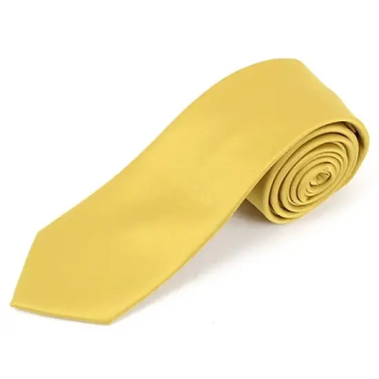 Men's Solid Color 2.75 Inch Wide And 57 Inch Long Slim Neckties image {25}
