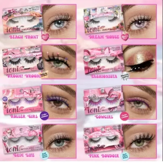 IONI Lash GLAM LIFE Wispy Medium Doll with Clear Band(Pack of 6) image {2}
