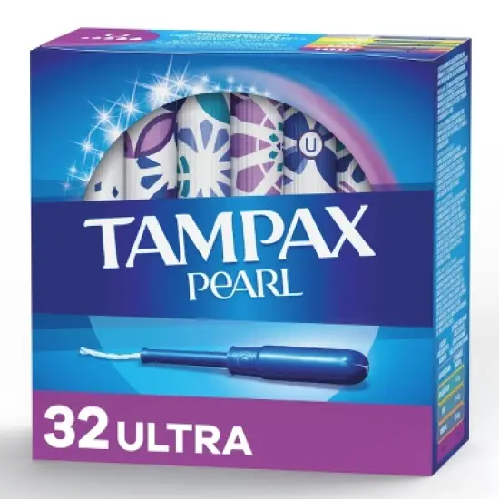 Tampax Pearl Ultra Absorbency with LeakGuard Braid Tampons - Unscented image {10}