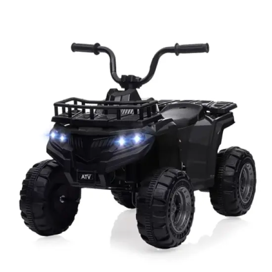 12V Kids Ride On Electric ATV, Ride Car Toy with Bluetooth Audio,High/Low Speed, LED Headlights, Battery Indicator & Radio, for Boys Girls 3-10 image {8}