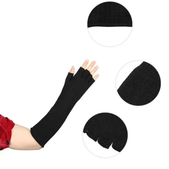 Unique Bargains Scratch Cut Resistant Protective Arm Sleeves 1 Pair image {2}