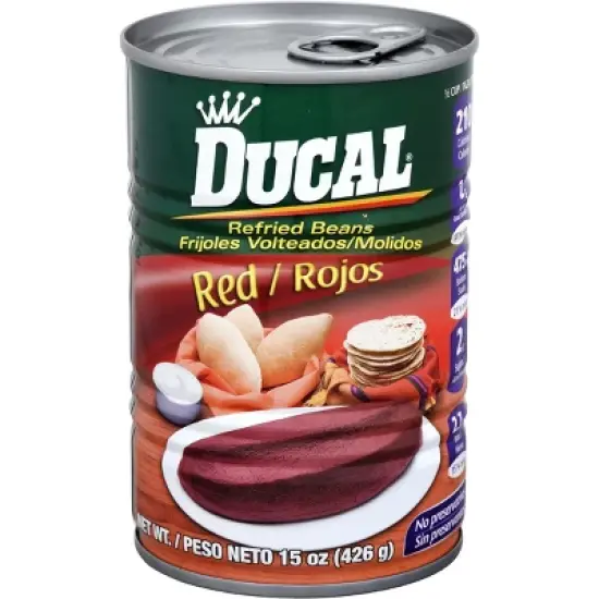 Ducal Refried Red Beans - 15oz image {4}