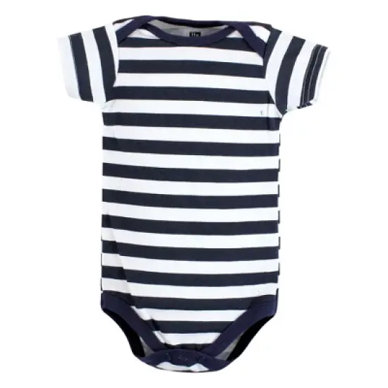 Hudson Baby Cotton Bodysuits, Sports Stripes image {8}