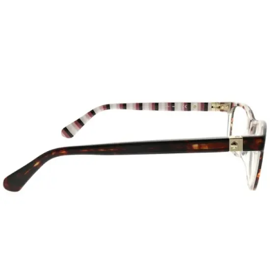 Kate Spade  086 Womens Rectangle Eyeglasses Dark Havana 52mm image {2}