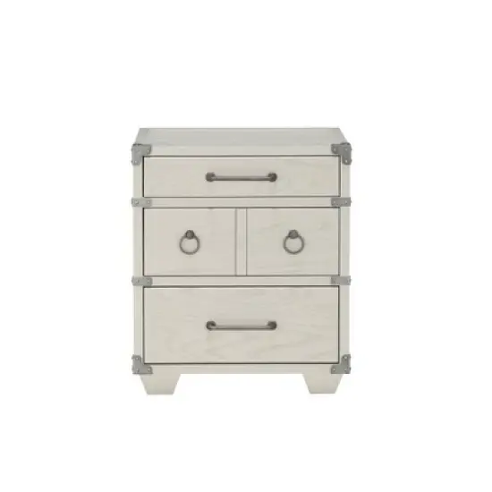 22" Orchest 3 Drawer Nightstand Gray - Acme Furniture image {2}
