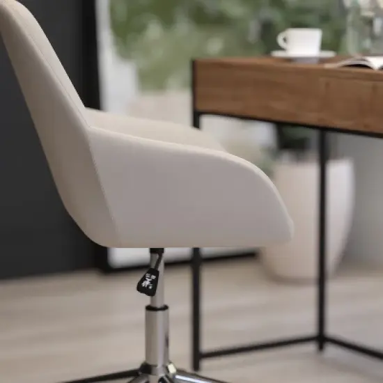 Merrick Lane Home Office Bucket Style Chair with 360 Degree Rotating Swivel image {6}