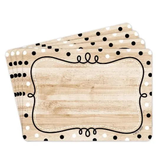 Creative Teaching Press&reg; Core Decor Loop-de-Dots on Wood Labels, 36 Per Pack, 6 Packs image {2}