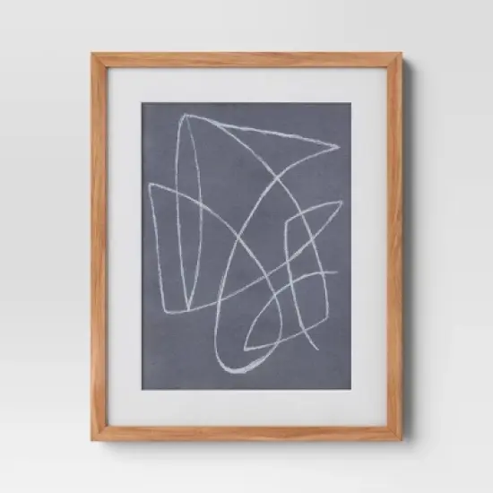 2pk 16" x 20" Modern Scribble Framed Under Glass Wall Poster Print Blue - Threshold&trade; image {2}