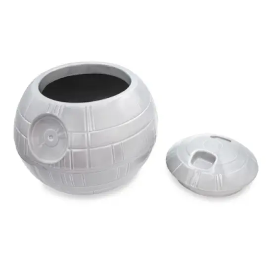 Ukonic Star Wars Death Star Ceramic Cookie Jar Container | 9.75 Inches Tall image {2}