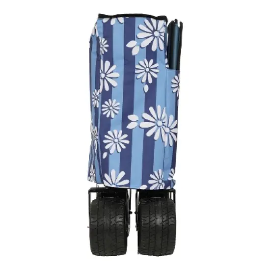 Gulches Collapsible Heavy-Duty Folding Utility Wagon - 480lbs Capacity, All-Terrain Wheels, Compact Design image {6}