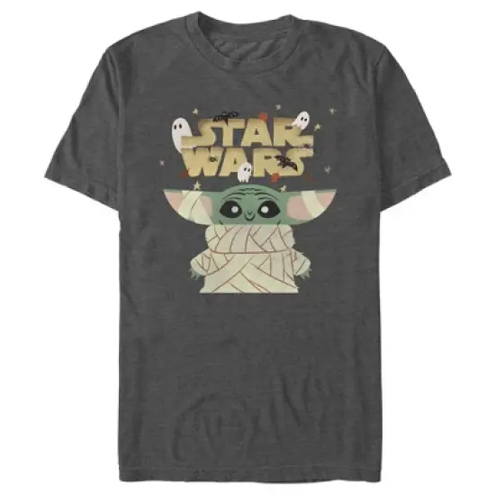Men's Star Wars: The Mandalorian Halloween Grogu Mummy T-Shirt image {4}
