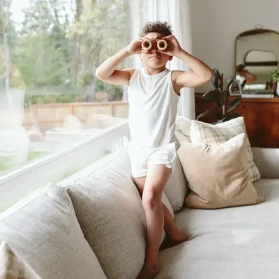 Goumikids Toddler Viscose + Organic Cotton Terry Shorts image {5}