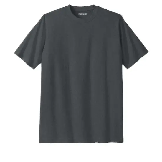 KingSize Men's Big & Tall Shrink-Less&trade; Lightweight Crewneck T-Shirt image {11}