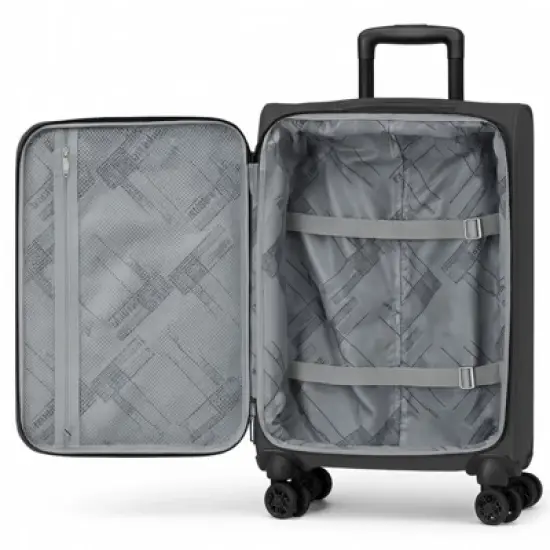 World Traveler Dejuno Jasper 28-Inch Lightweight Expandable Spinner Luggage image {2}