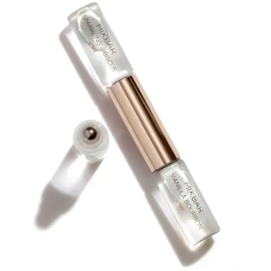 MIX:BAR Sparkling Hibiscus & Vanilla Bourbon Roll-On Perfume - Travel Size Fragrance, 0.34 fl oz image {3}