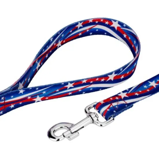 Country Brook Petz Star Spangled Deluxe Dog Collar and Leash image {4}
