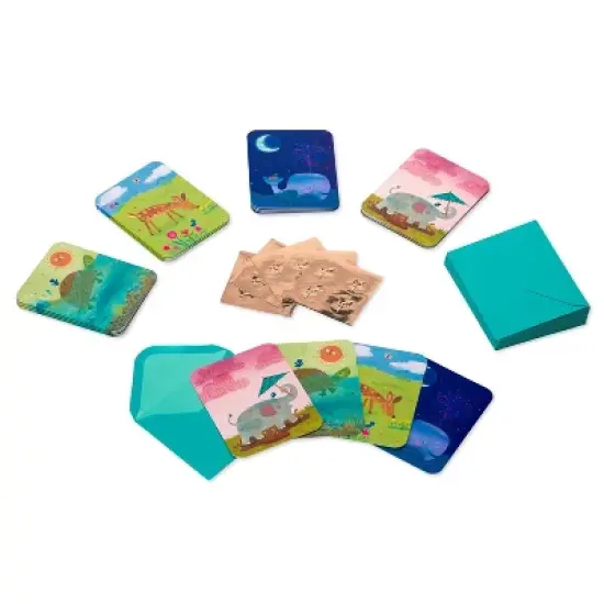 Blank Card Flower Moon Sun Rain - PAPYRUS image {1}