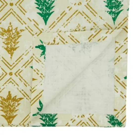 Saro Lifestyle Holiday Table Runner With Christmas Trees Design image {1}