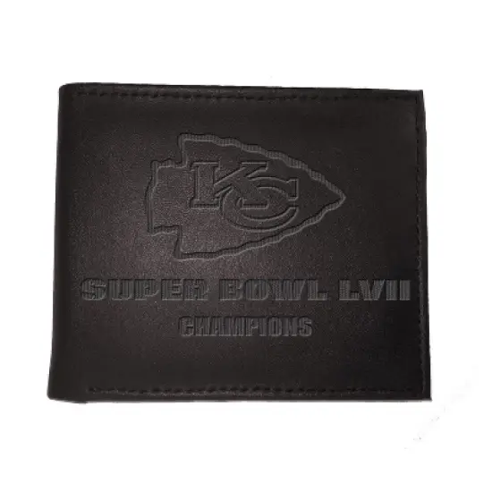Evergreen Kansas City Chiefs Bi Fold Leather Wallet image {2}