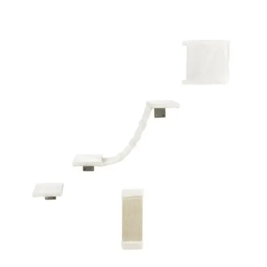 Sam's Pets Addison Wall Climber Cat Tree In White image {6}