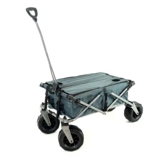 HOMLUX Push or Pull Folding Stroller Wagon with Canopy, 360&deg; Wheels, 150lbs Capacity image {1}