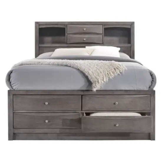 Madison Storage Bed Gray - Picket House Furnishings image {6}