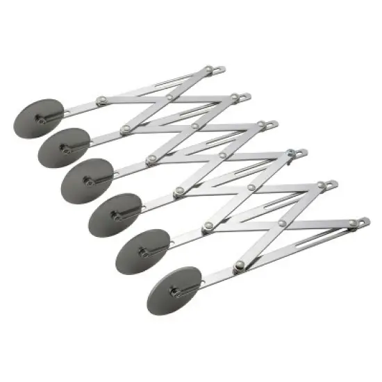 Winco Dough Divider, Adjustable, Stainless Steel, 6-Wheel image {4}