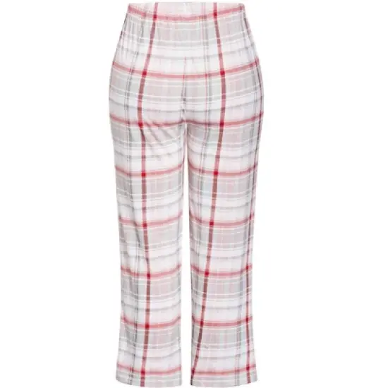 Women's Plus Size Check Sleep Set - grey | EVANS image {8}