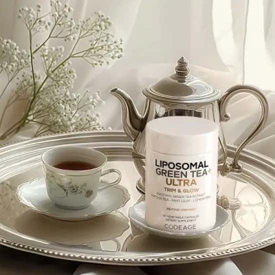 Codeage Liposomal Green Tea+, EGCG 90%, Organic Matcha Green Tea, Peppermint Leaf, Lemon Peel - 60 ct image {3}